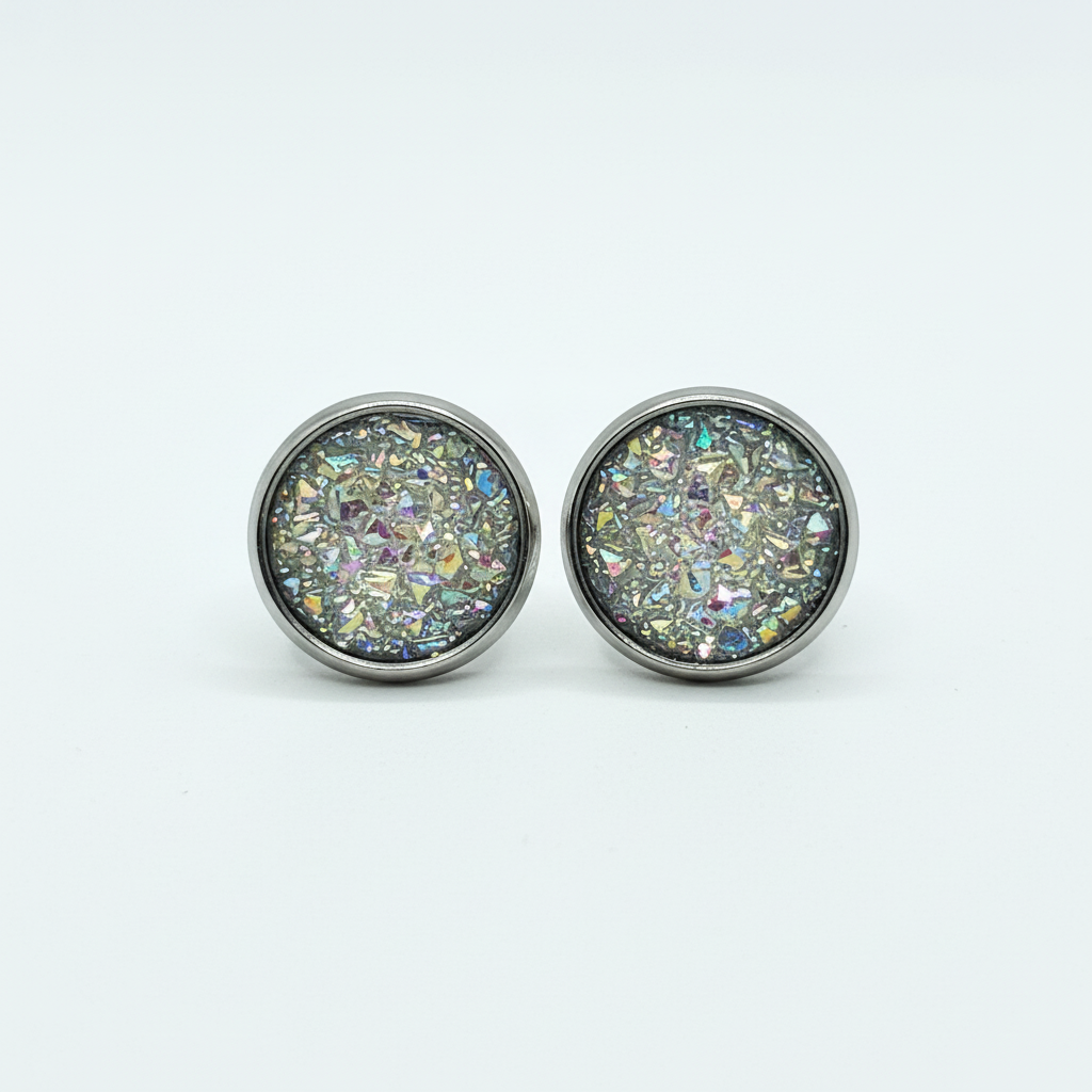 Druzy Stud Earrings